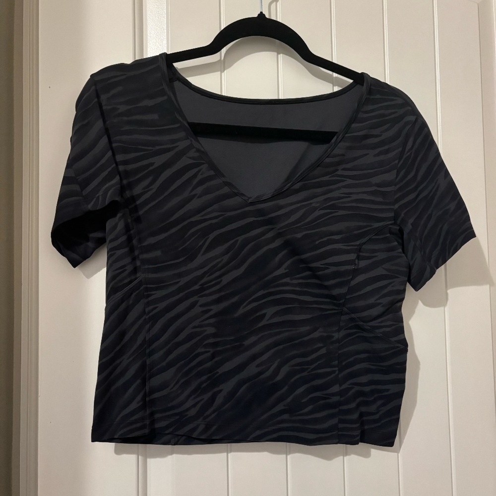 Zebra Print Lululemon shirt